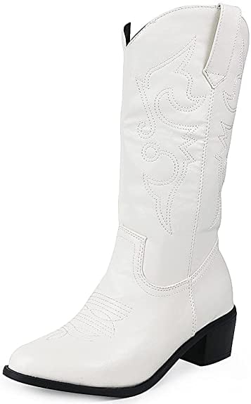 Vimisaoi Mid-Calf Cowboy Boots