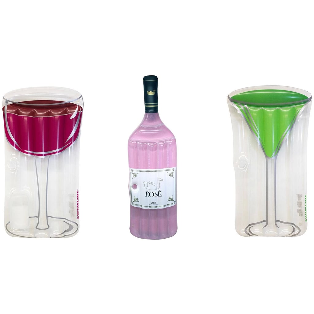 Wine Bottle and Cocktail Drinks Pool Float Package