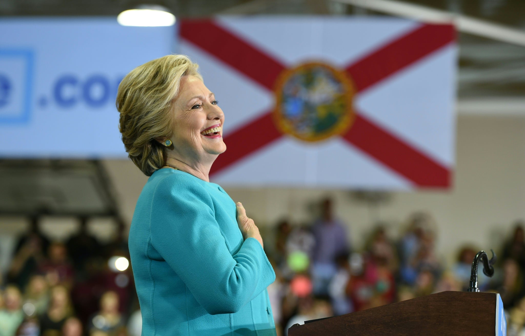 Michelle Obama and Hillary Clinton in North Carolina POPSUGAR News