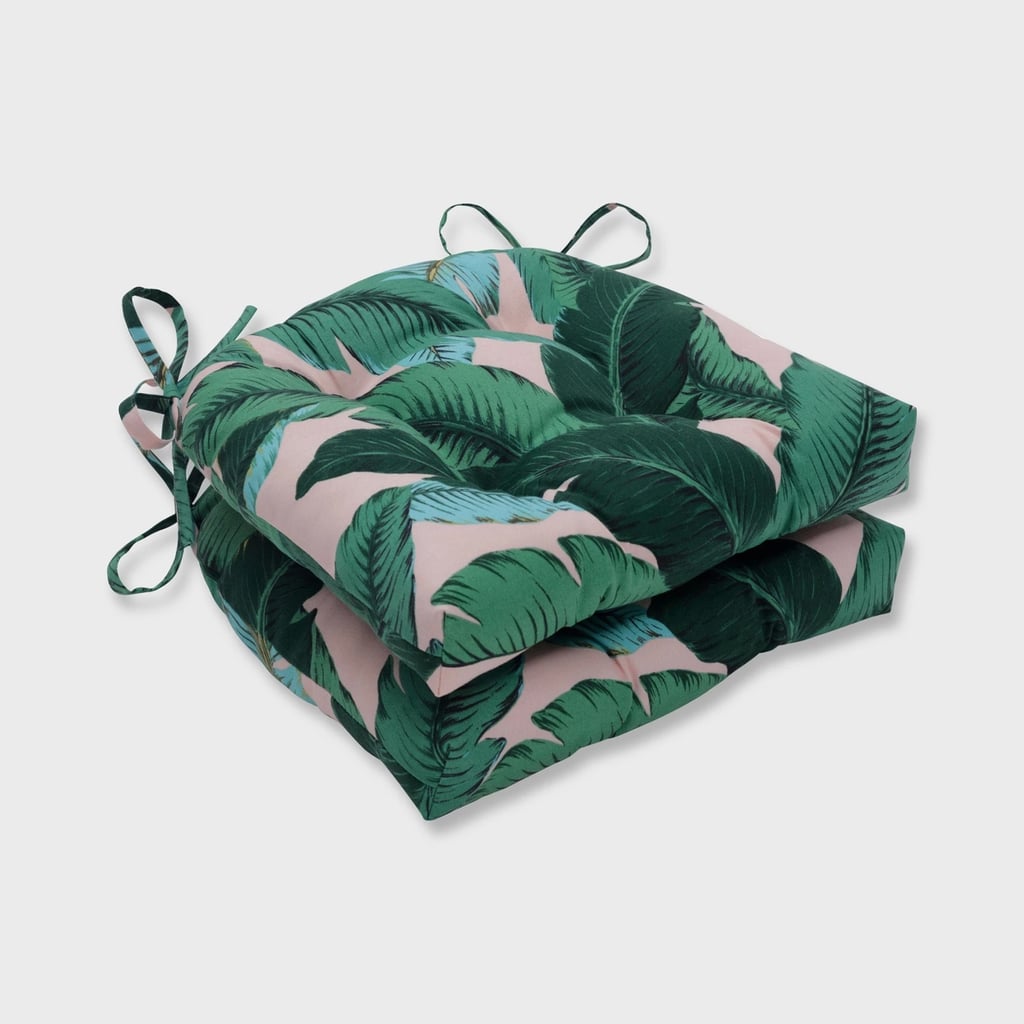 Swaying Palms Reversible Outdoor Chair Pad | Best Patio Decor From