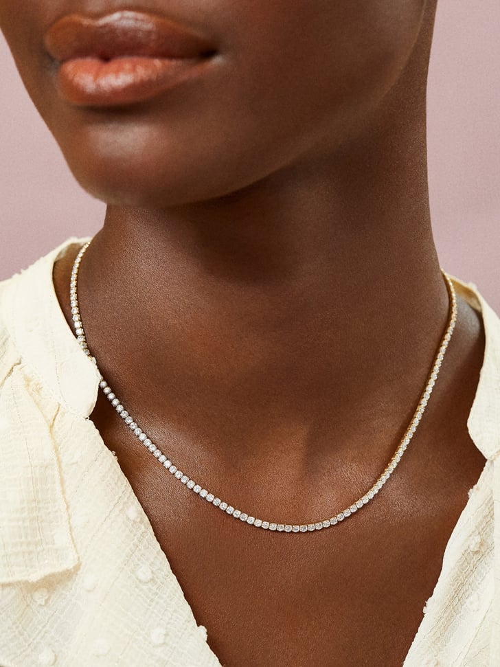 Baublebar bennett crystal tennis necklace Clearance