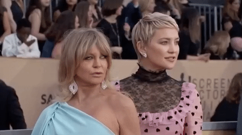 Goldie Hawn and Kate Hudson at the 2018 SAG Awards