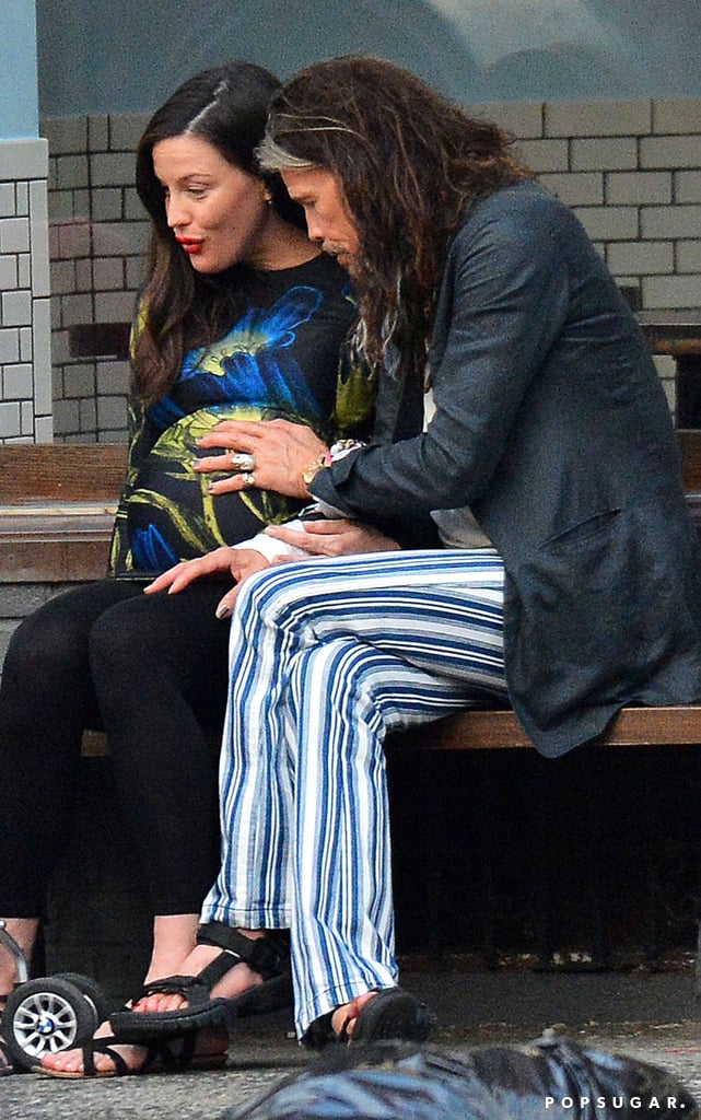 Steven Tyler and Liv Tyler Out in NYC June 2016