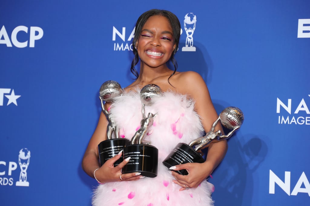 Marsai Martin's Pamella Roland Dress at NAACP Image Awards