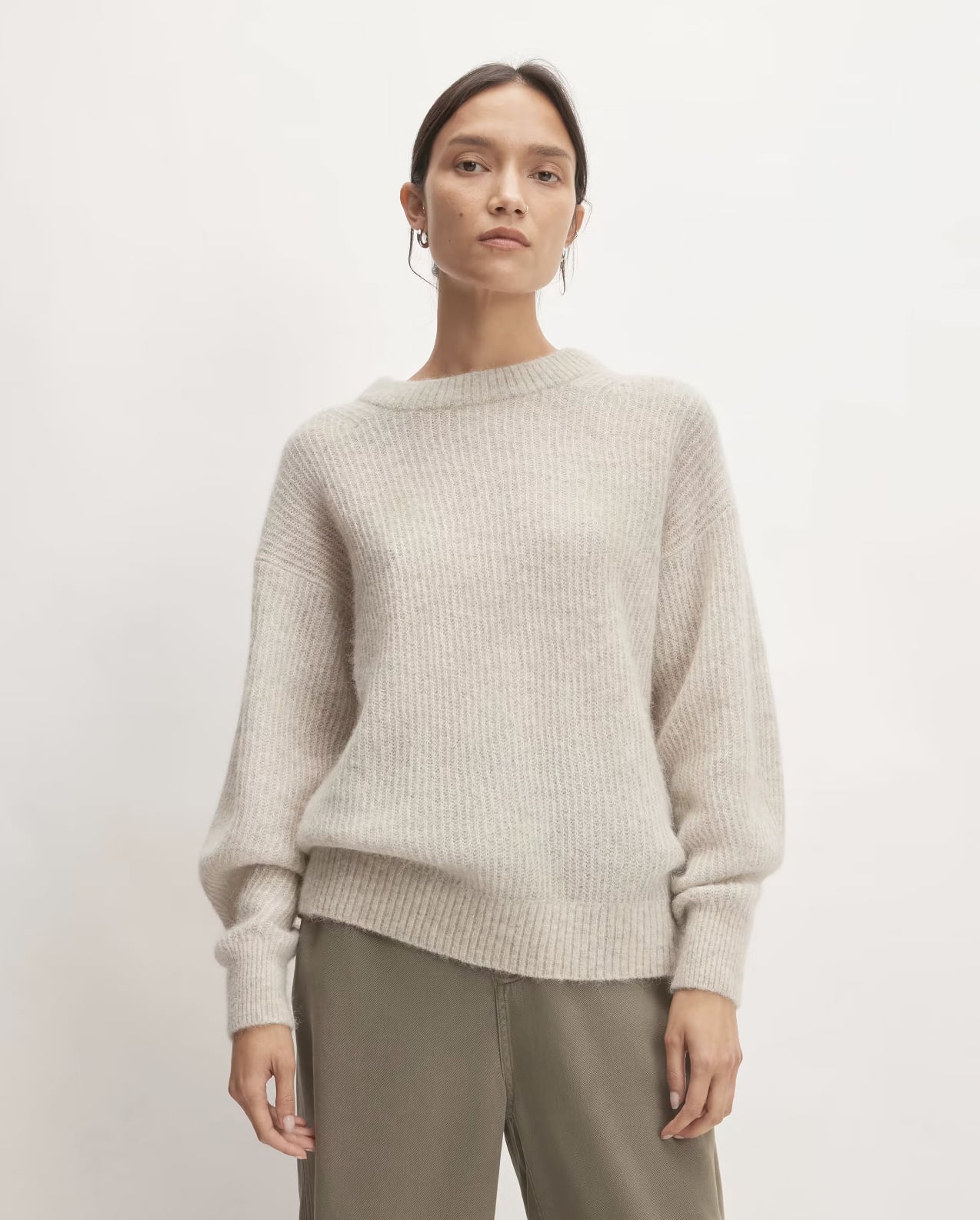 Everlane The Alpaca Crew Sweater 118 7 Sweater Trends You ll