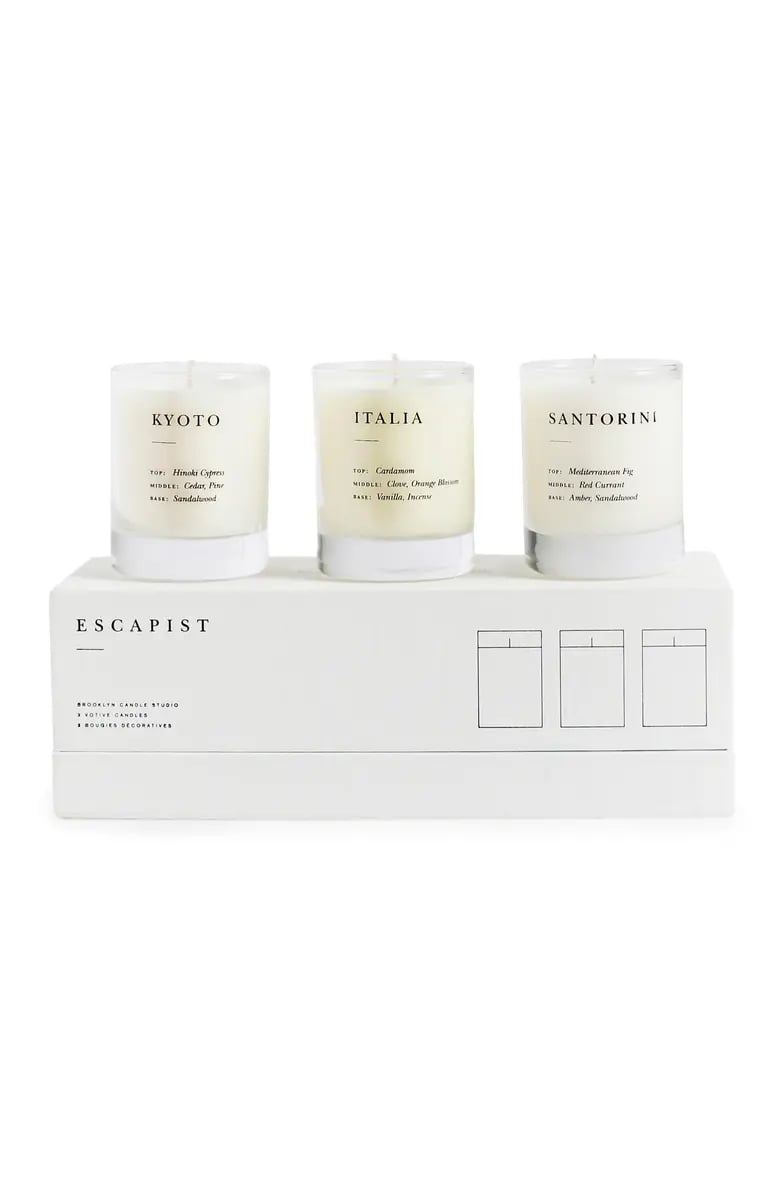 For the Candle Lover: Brooklyn Candle Escapist Votive Candle Set