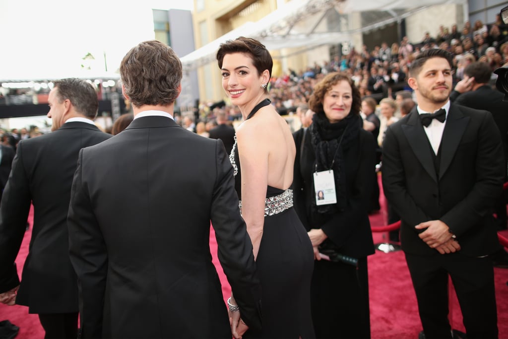 Anne Hathaway at the 2014 Oscars.