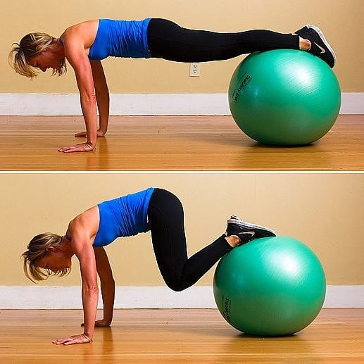 Exercise Ball Ab and Arm Workout | POPSUGAR Fitness