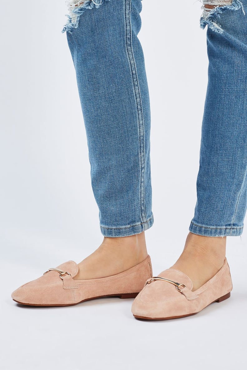 Topshop Libby Leather Softy Loafers