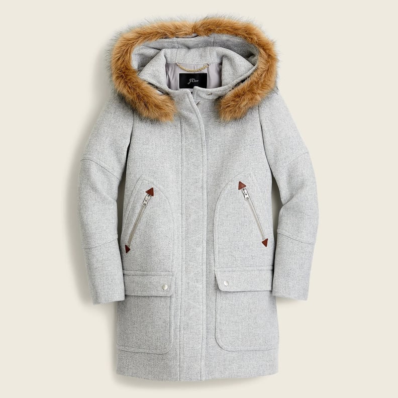 J.Crew Chateau Parka in Italian Stadium-Cloth Wool