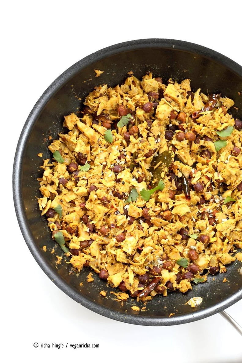 Jackfruit Chickpea Coconut Stir Fry