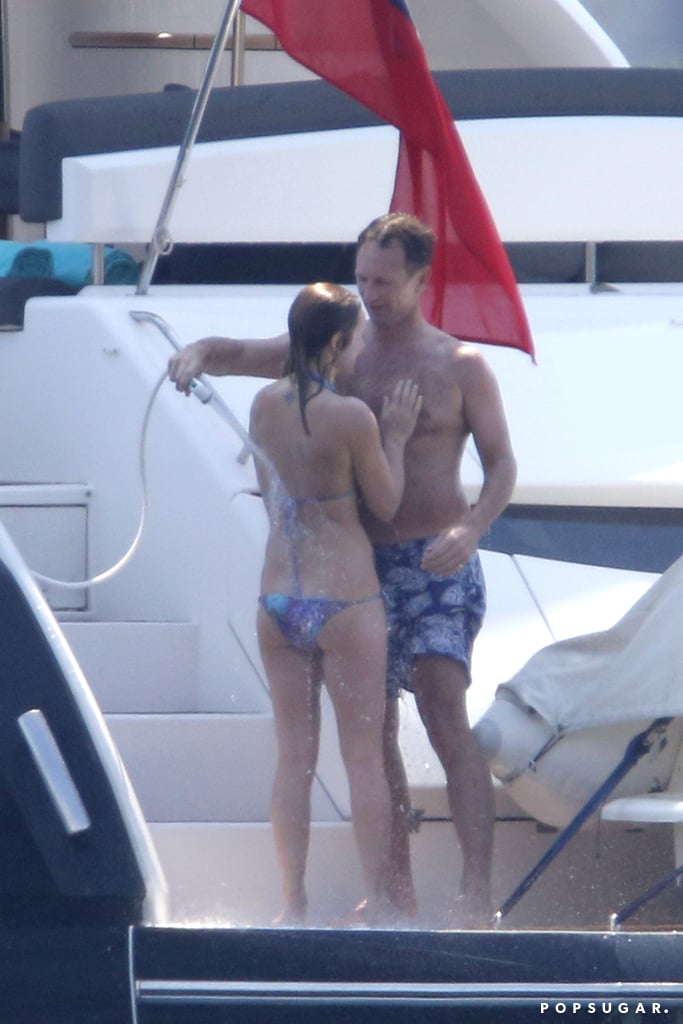 Geri Halliwell in a Bikini With Christian Horner | Pictures