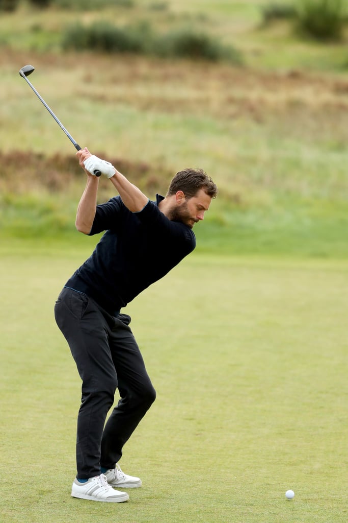 Jamie Dornan Golfing in Scotland October 2016