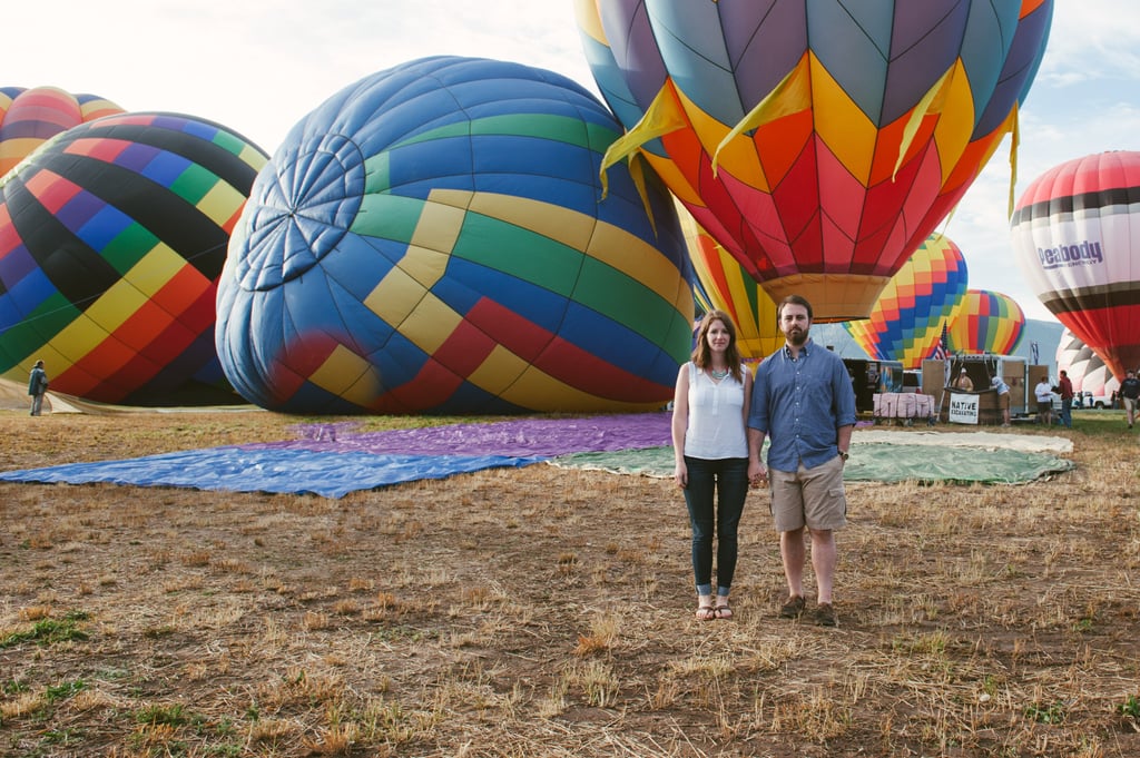 Hot Air Balloon Engagement Pictures