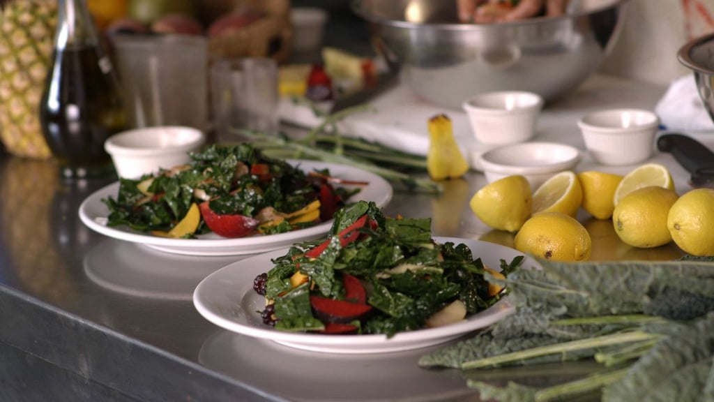 Kale and Summer Fruit Salad