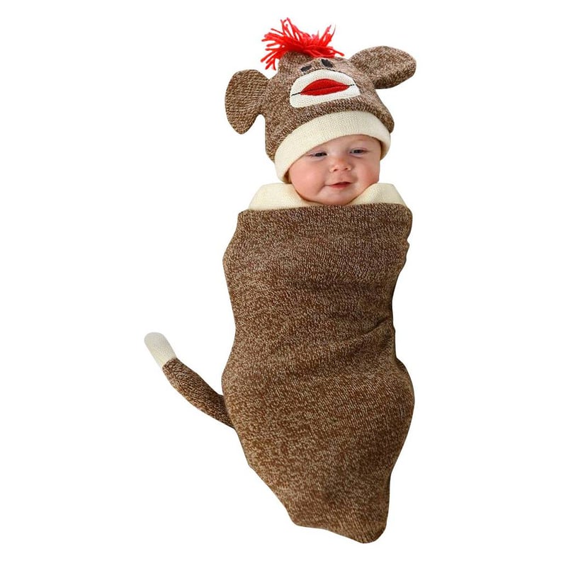 Infant Marv the Monkey Bunting Costume Brown