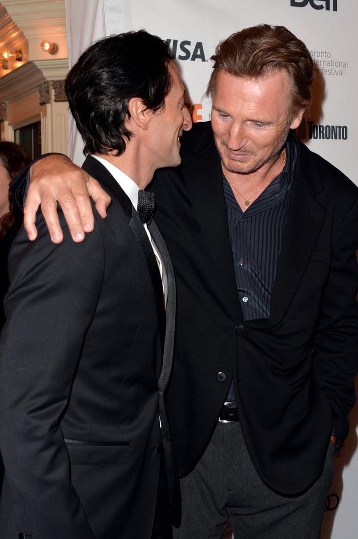 Adrien Brody and Liam Neeson shared a moment at the Third ...