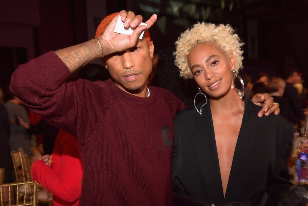 Pictured: Pharrell Williams and Solange Knowles