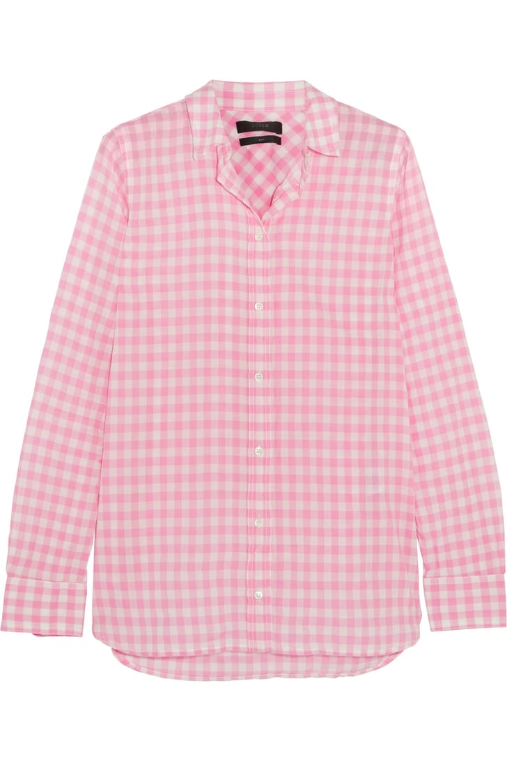 J.Crew Gingham Shirt How to Dress Like Melania Trump POPSUGAR