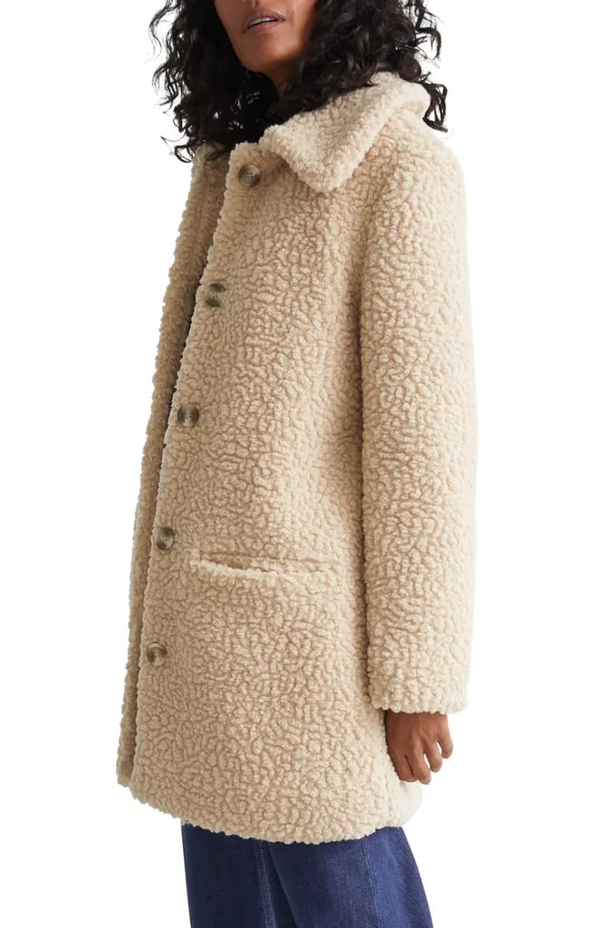 FAUX SHEARLING COAT