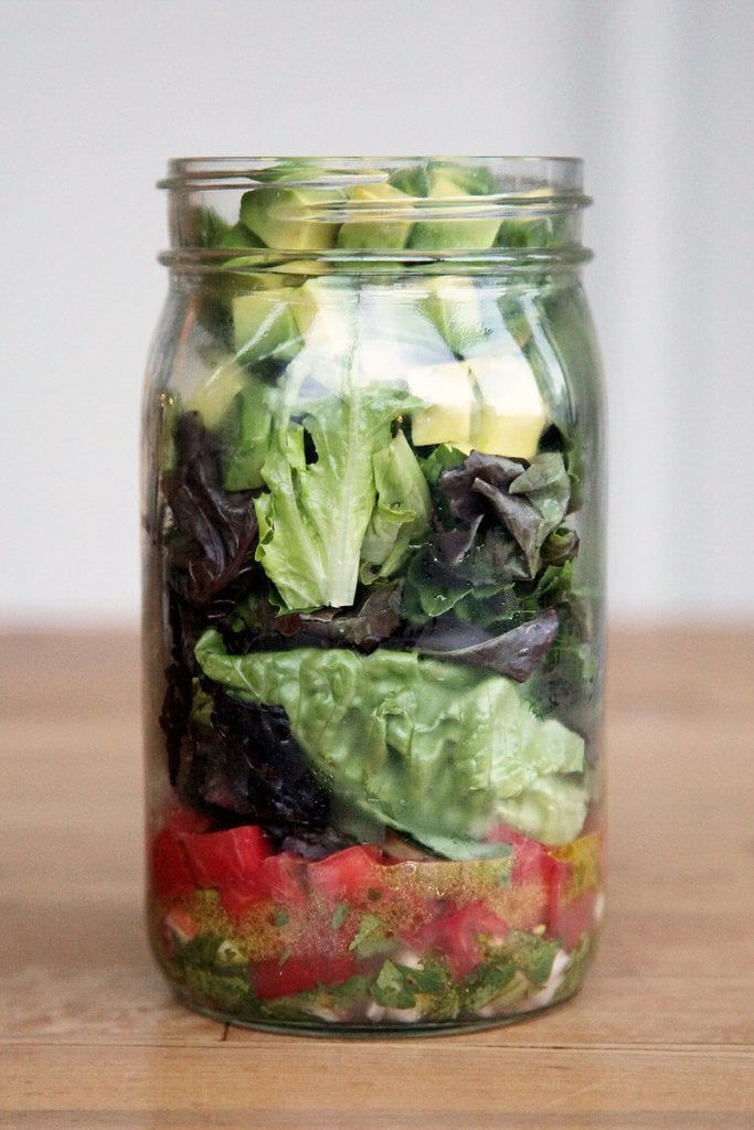 Whole30: Guacamole Mason Jar Salad