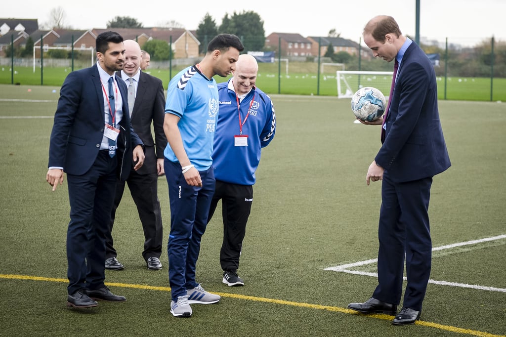 Prince William Playing Soccer December 2015