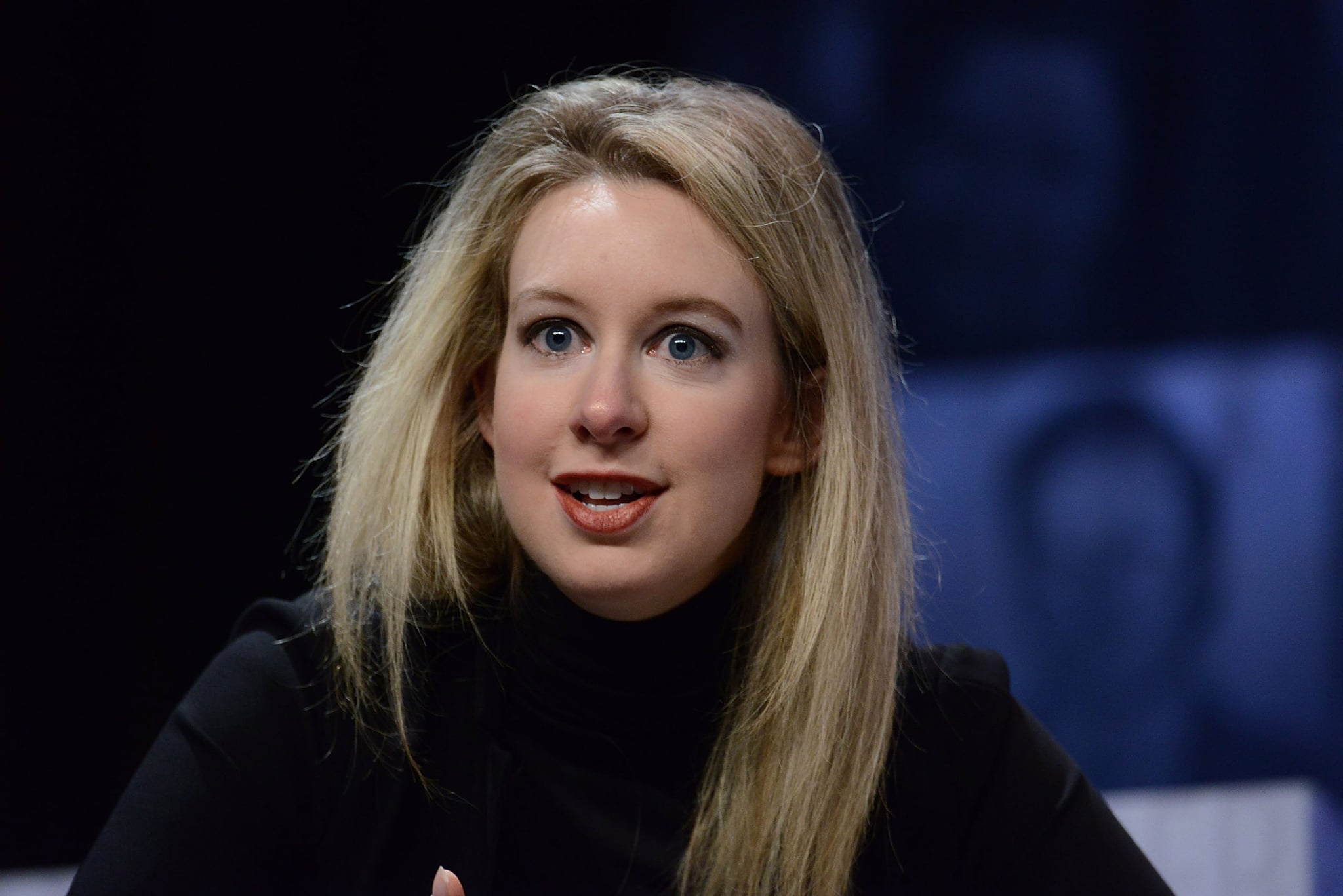 PHILADELPHIA, PA - OCTOBER 05:  Elizabeth Holmes, Founder & CEO of Theranos speaks at Forbes Under 30 Summit at Pennsylvania Convention Centre on October 5, 2015 in Philadelphia, Pennsylvania.  (Photo by Lisa Lake/Getty Images)