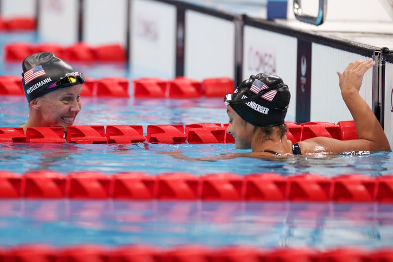 Mallory Weggemann and Ahalya Lettenberger in Paralympic Women's SM7 200m Individual Medley Final
