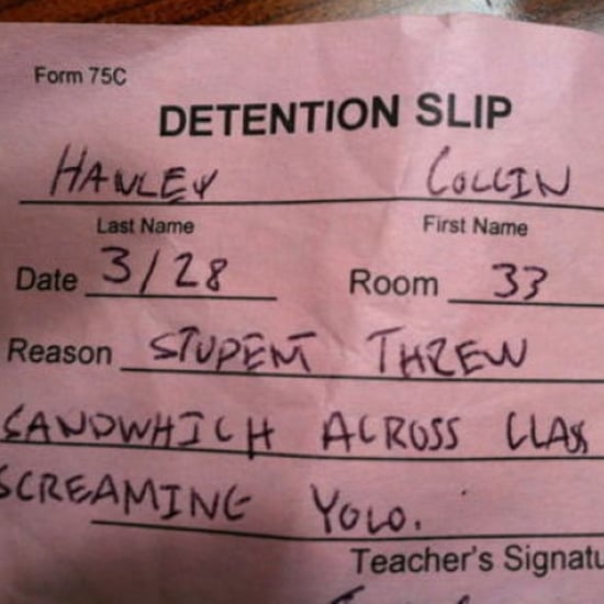 Funny Detention Slips