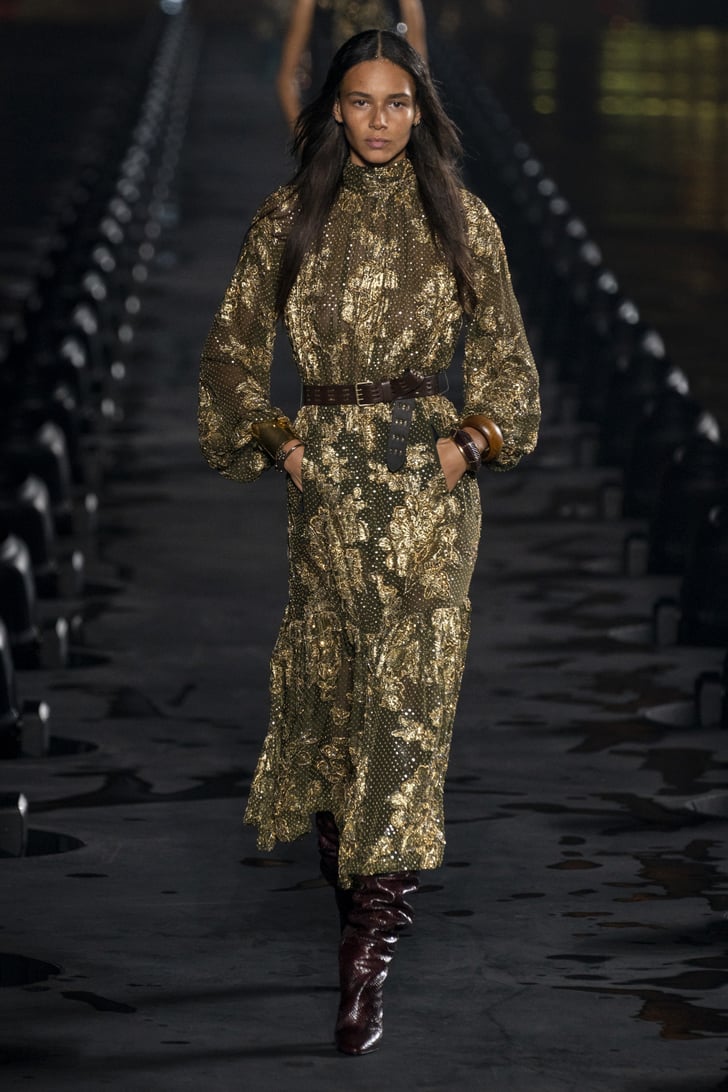 Naomi Campbell Closed Saint Laurent Spring 2020 Show | POPSUGAR Fashion ...