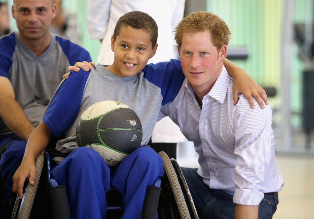 Prince Harry at the World Cup in Brazil