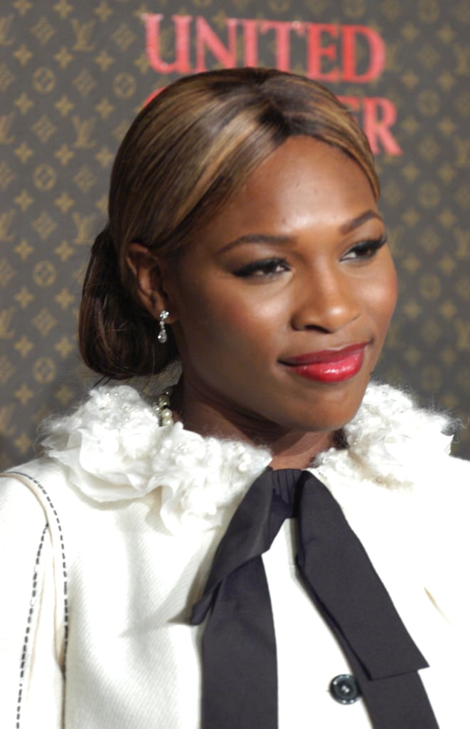 Serena Williams at the Louis Vuitton United Cancer Front Gala in 2004