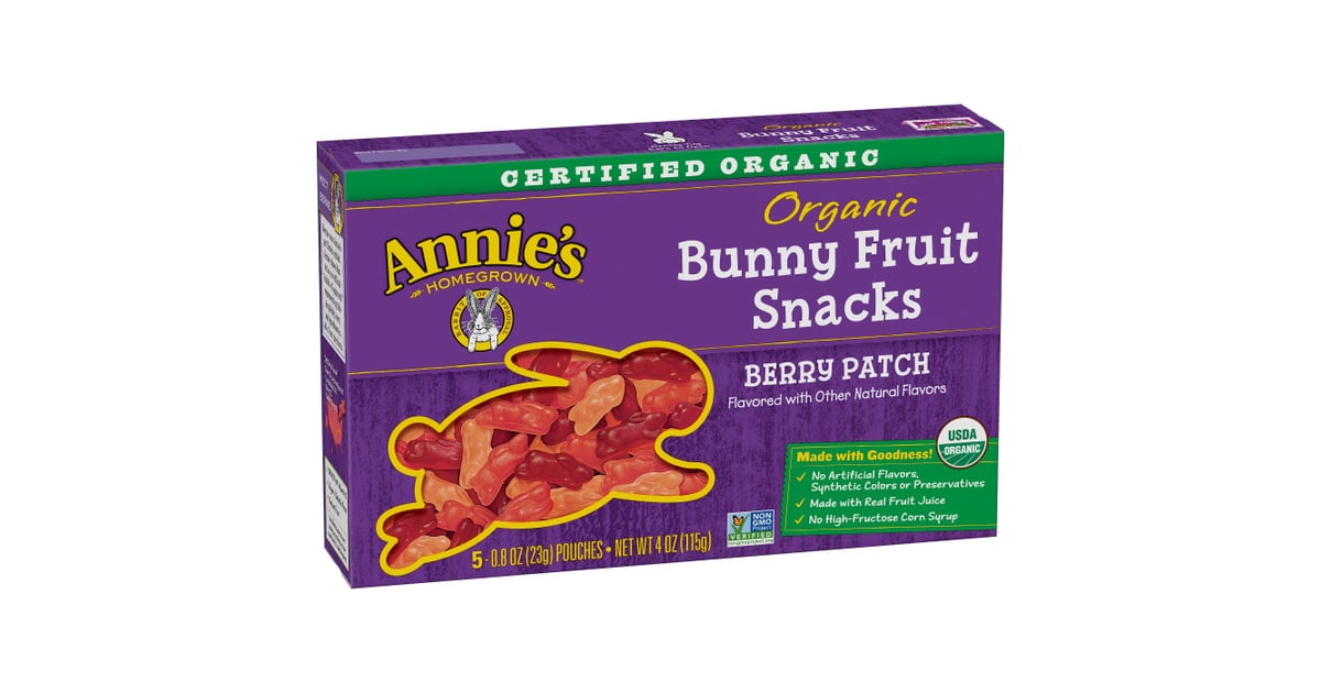 Annie's Homegrown Organic Bunny Berry Patch Fruit Snacks Healthy Late