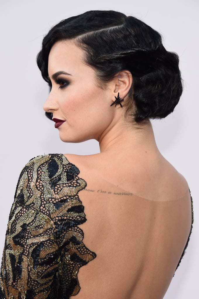 Demi Lovato Rose Finger Tattoo