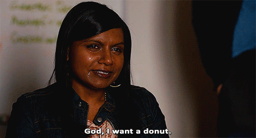 Doughnuts are always willing to cheer you up.