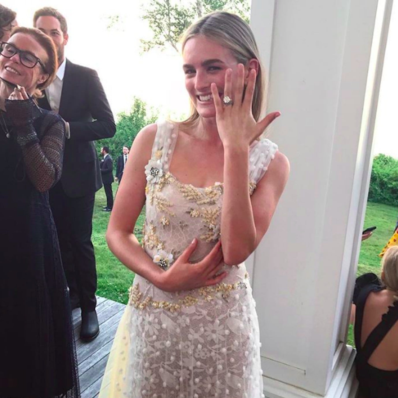 Nathalie Love S Rodarte Wedding Dress Popsugar Fashion