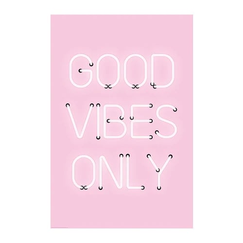 romersk molester inaktive Bild Good Vibes Only Poster | 15 Pieces of Wall Art That You Probably Won't  Believe Are From Ikea | POPSUGAR Home Photo 11