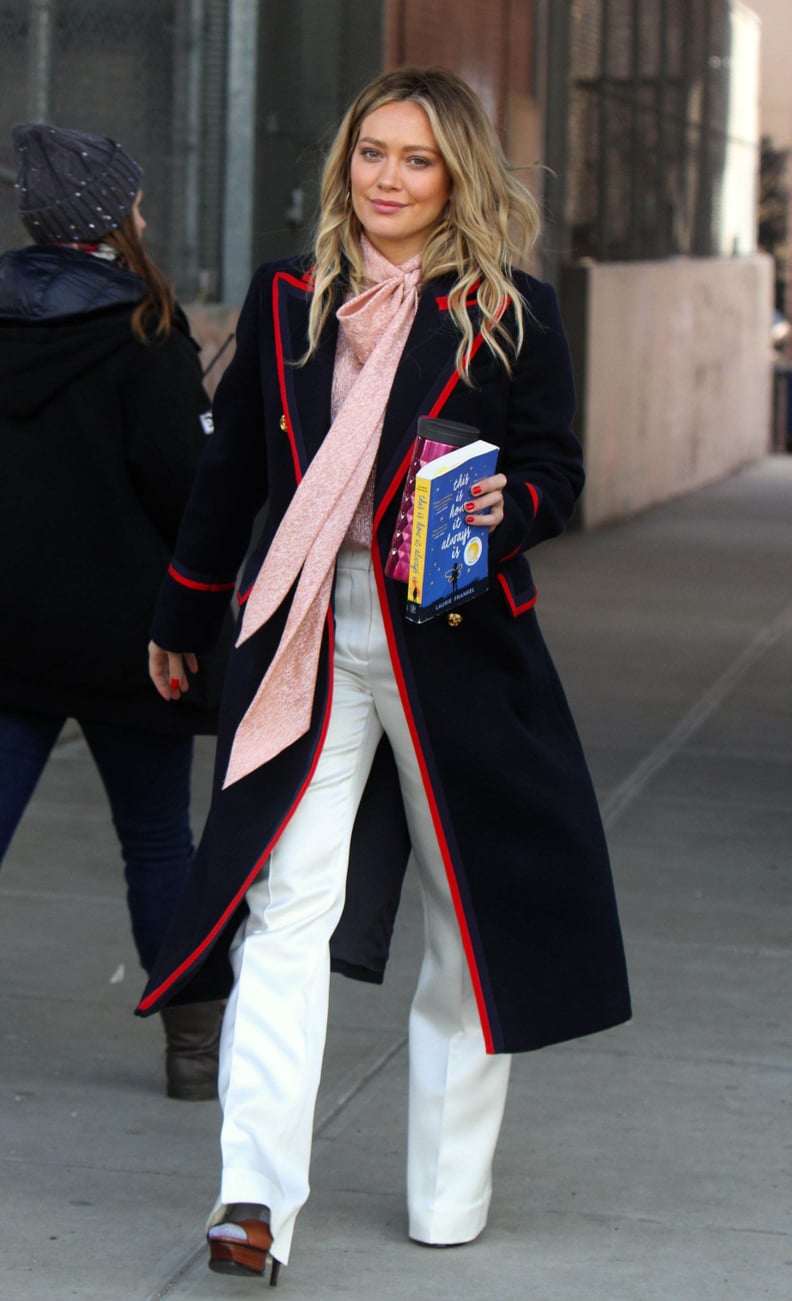 Hilary Duff Makes a Case for Off-White Fall Jackets