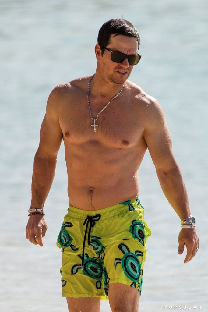 Mark Wahlberg Shirtless in Barbados Pictures December 2018