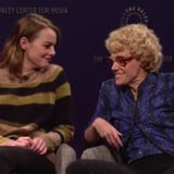 Emma Stone Laughs During SNL Skit 2016