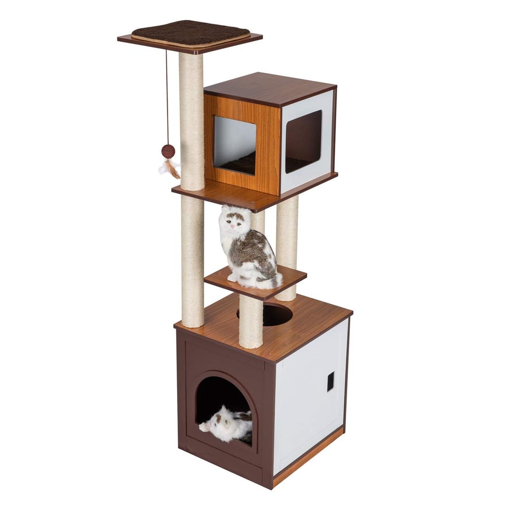 Good Life 60" Modern Design Wood Deluxe Cat Tree