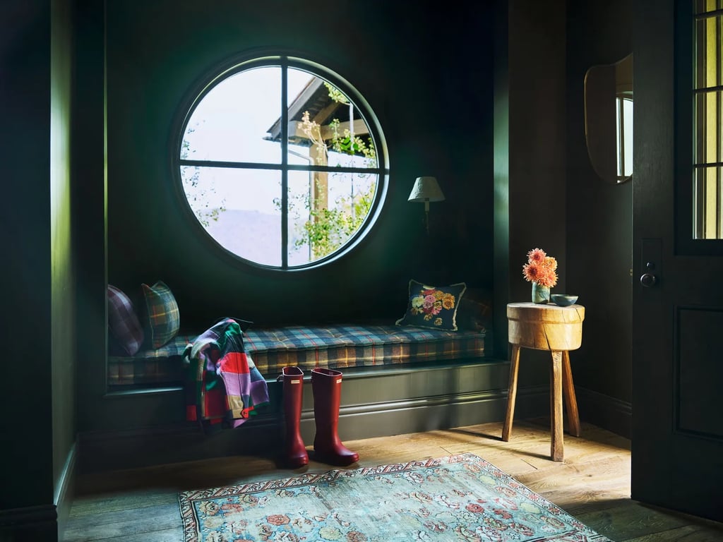 Kendall Jenner's Mountain Home Entryway