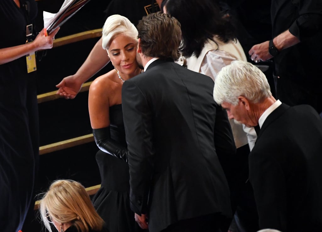 When Bradley Gave Lady Gaga a Kiss at the Oscars