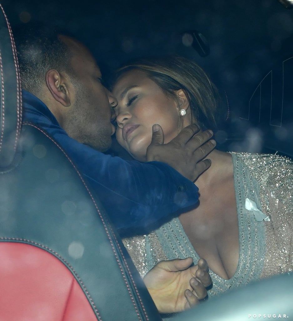 Chrissy Teigen and John Legend PDA After GQ Awards 2018