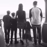 Beckham Family Showers Victoria With