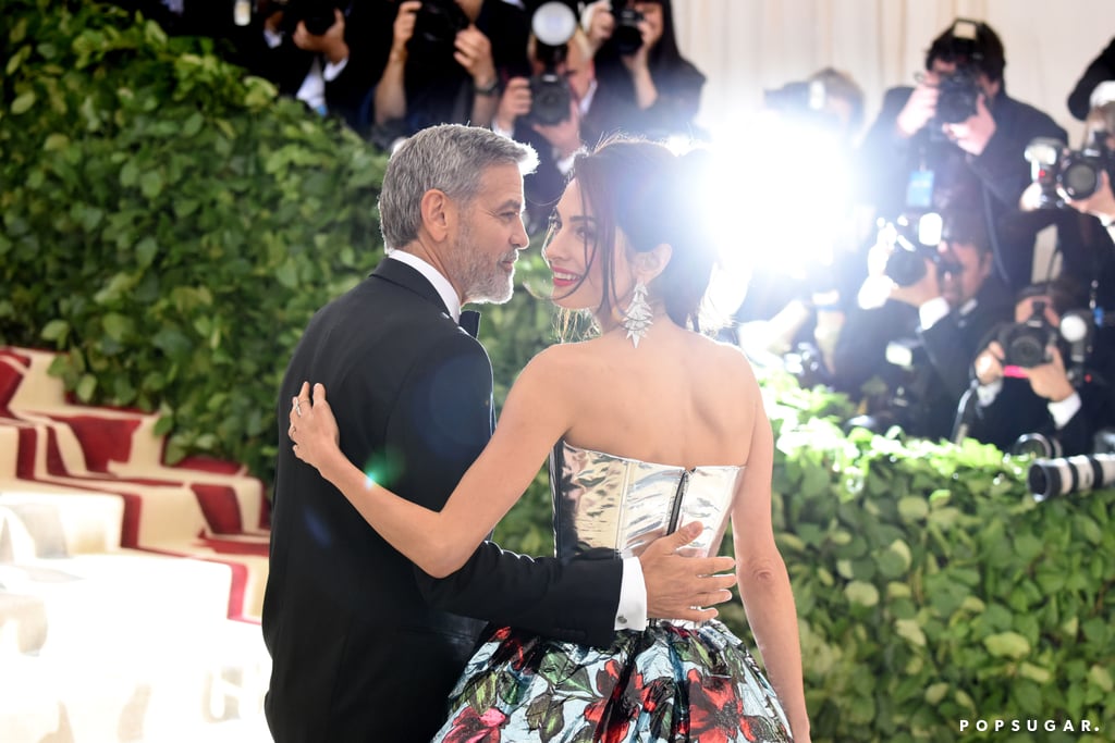 Amal and George Clooney at the 2018 Met Gala Amal and George Clooney at the 2018 Met Gala