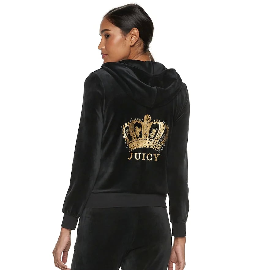 Juicy Couture Graphic Velour Hoodie | How to Dress Like J Lo's Hustlers ...