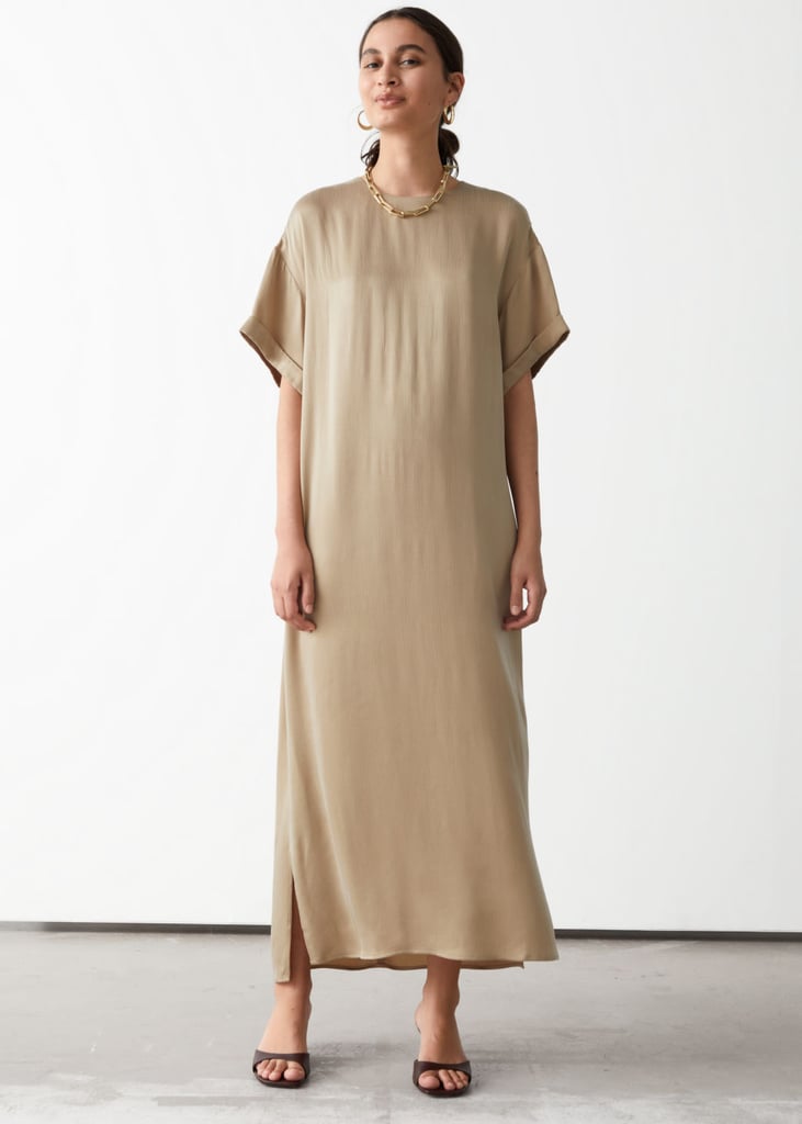 For an Elevated Date Night: & Other Stories Cupro Maxi Dress