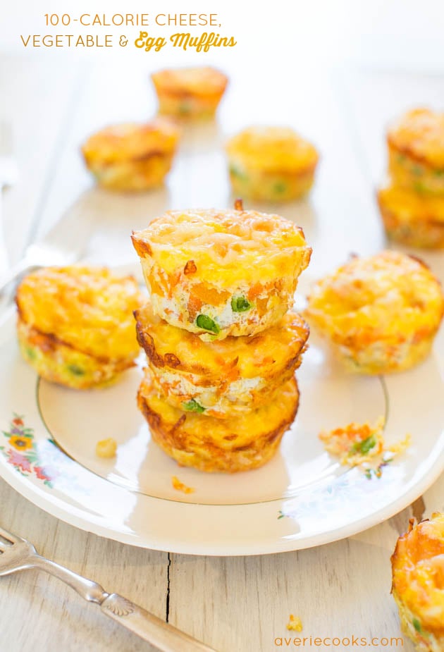 Cheese, Vegetable, and Egg Muffin