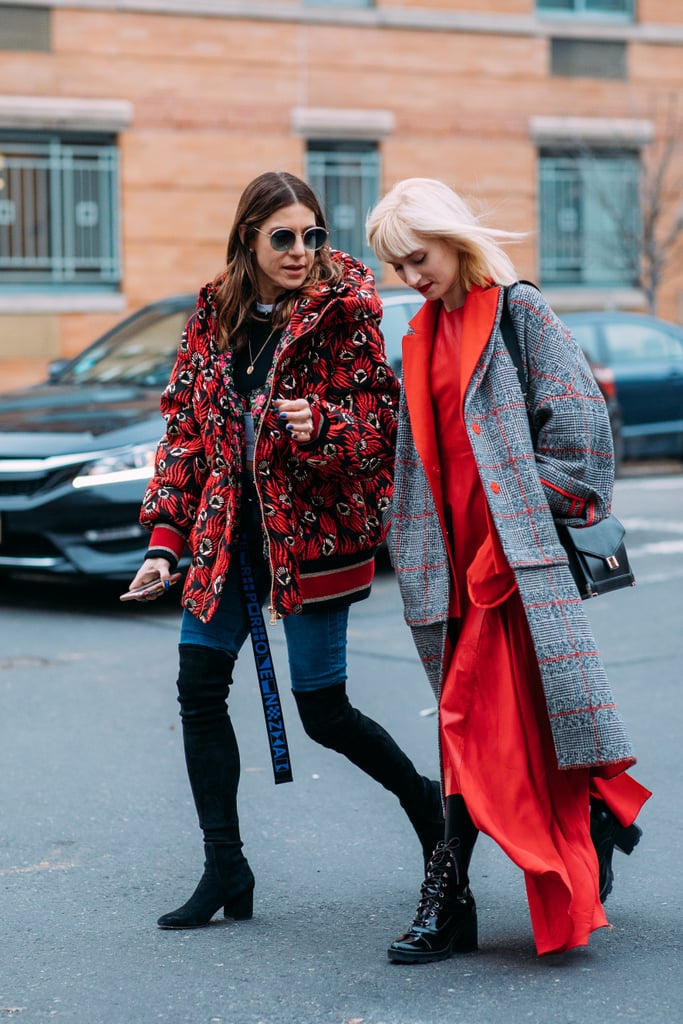 Day 2 | Street Style at New York Fashion Week Fall 2018 | POPSUGAR ...